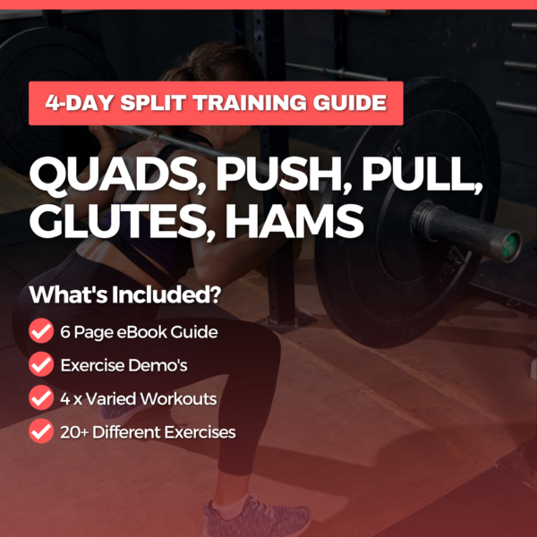 Quads, Upper Pull, Hams, Upper Push